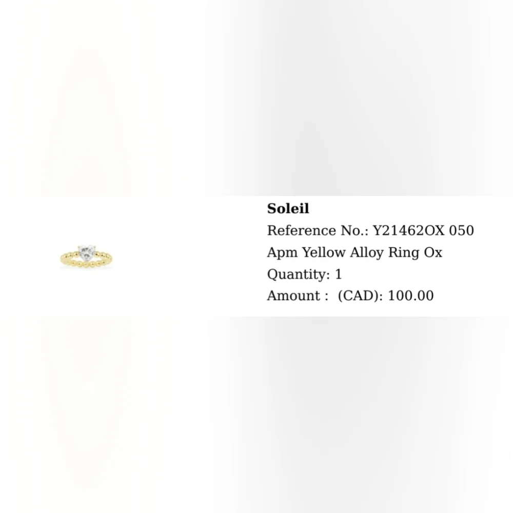 APM MONACO HEART RING - Picture 5 of 5